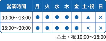 営業時間